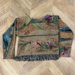 Woman’s small - tapestry blanket sweatshirt
